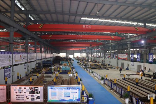 中国铁建领导莅临永昂钢材集中加工中心视察